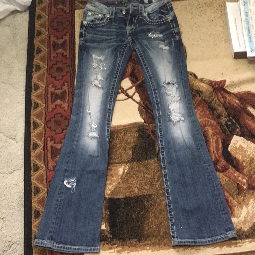 25 Miss Me Bootcut Jeans medium/darker wash